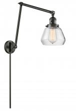 Innovations Lighting 238-OB-G172-LED - Fulton - 1 Light - 8 inch - Oil Rubbed Bronze - Swing Arm