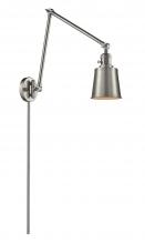 Innovations Lighting 238-SN-M9-SN-LED - Addison - 1 Light - 8 inch - Brushed Satin Nickel - Swing Arm