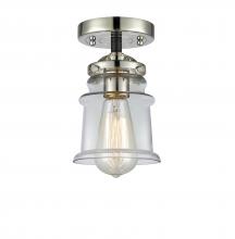 Innovations Lighting 284-1C-BPN-G182S - Canton - 1 Light - 5 inch - Black Polished Nickel - Semi-Flush Mount