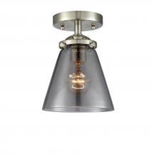 Innovations Lighting 284-1C-SN-G63-LED - Cone - 1 Light - 6 inch - Brushed Satin Nickel - Semi-Flush Mount