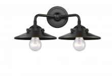 Innovations Lighting 284-2W-OB-M5-OB-LED - Railroad - 2 Light - 16 inch - Oil Rubbed Bronze - Bath Vanity Light