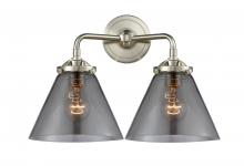 Innovations Lighting 284-2W-SN-G43-LED - Cone - 2 Light - 16 inch - Brushed Satin Nickel - Bath Vanity Light