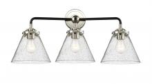 Innovations Lighting 284-3W-BPN-G44-LED - Cone - 3 Light - 26 inch - Black Polished Nickel - Bath Vanity Light