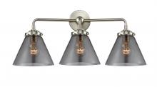 Innovations Lighting 284-3W-SN-G43-LED - Cone - 3 Light - 26 inch - Brushed Satin Nickel - Bath Vanity Light