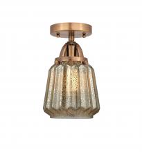 Innovations Lighting 288-1C-AC-G146 - Chatham - 1 Light - 7 inch - Antique Copper - Semi-Flush Mount