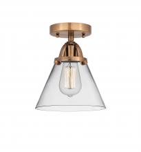 Innovations Lighting 288-1C-AC-G42-LED - Cone - 1 Light - 8 inch - Antique Copper - Semi-Flush Mount