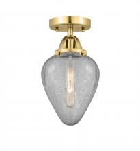 Innovations Lighting 288-1C-SG-G165-LED - Geneseo - 1 Light - 7 inch - Satin Gold - Semi-Flush Mount