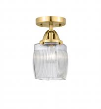 Innovations Lighting 288-1C-SG-G302-LED - Colton - 1 Light - 6 inch - Satin Gold - Semi-Flush Mount