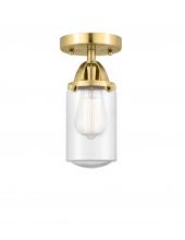 Innovations Lighting 288-1C-SG-G314-LED - Dover - 1 Light - 5 inch - Satin Gold - Semi-Flush Mount