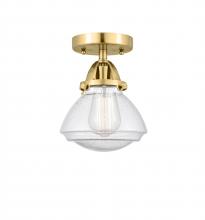 Innovations Lighting 288-1C-SG-G324-LED - Olean - 1 Light - 7 inch - Satin Gold - Semi-Flush Mount