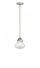 Innovations Lighting 288-1S-SN-G322-LED - Olean - 1 Light - 7 inch - Brushed Satin Nickel - Cord hung - Mini Pendant