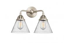 Innovations Lighting 288-2W-SN-G44-LED - Cone - 2 Light - 16 inch - Brushed Satin Nickel - Bath Vanity Light