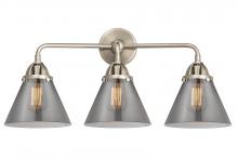 Innovations Lighting 288-3W-SN-G43-LED - Cone - 3 Light - 26 inch - Brushed Satin Nickel - Bath Vanity Light