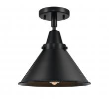 Innovations Lighting 447-1C-BK-M10-BK-LED - Briarcliff - 1 Light - 10 inch - Matte Black - Flush Mount