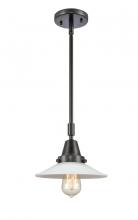 Innovations Lighting 447-1S-BK-G1-LED - Halophane - 1 Light - 9 inch - Matte Black - Mini Pendant