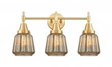 Innovations Lighting 447-3W-SG-G146 - Chatham - 3 Light - 24 inch - Satin Gold - Bath Vanity Light