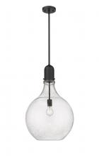 Innovations Lighting 492-1S-BK-G584-16-LED - Amherst - 1 Light - 16 inch - Matte Black - Stem hung - Pendant