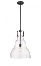 Innovations Lighting 494-1S-BK-G594-14-LED - Haverhill - 1 Light - 14 inch - Matte Black - Stem hung - Pendant