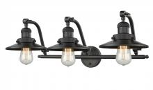 Innovations Lighting 515-3W-OB-M5-LED - Railroad - 3 Light - 28 inch - Oil Rubbed Bronze - Bath Vanity Light