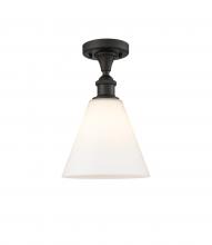 Innovations Lighting 516-1C-OB-GBC-81-LED - Berkshire - 1 Light - 8 inch - Oil Rubbed Bronze - Semi-Flush Mount