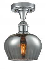 Innovations Lighting 516-1C-PC-G93-LED - Fenton - 1 Light - 7 inch - Polished Chrome - Semi-Flush Mount