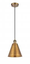 Innovations Lighting 516-1P-BB-MBC-8-BB-LED - Berkshire - 1 Light - 8 inch - Brushed Brass - Cord hung - Mini Pendant