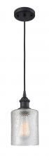 Innovations Lighting 516-1P-BK-G112-LED - Cobbleskill - 1 Light - 5 inch - Matte Black - Cord hung - Mini Pendant