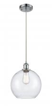 Innovations Lighting 516-1P-PC-G124-10-LED - Athens - 1 Light - 10 inch - Polished Chrome - Cord hung - Mini Pendant