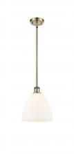 Innovations Lighting 516-1S-AB-GBD-91-LED - Bristol - 1 Light - 9 inch - Antique Brass - Mini Pendant