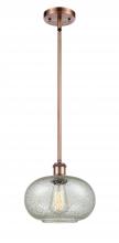 Innovations Lighting 516-1S-AC-G249-LED - Gorham - 1 Light - 10 inch - Antique Copper - Mini Pendant