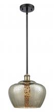 Innovations Lighting 516-1S-BAB-G96-L - Fenton - 1 Light - 11 inch - Black Antique Brass - Mini Pendant