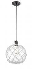 Innovations Lighting 516-1S-OB-G122-10RW - Farmhouse Rope - 1 Light - 10 inch - Oil Rubbed Bronze - Mini Pendant