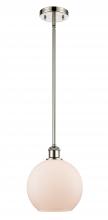 Innovations Lighting 516-1S-PN-G121-LED - Athens - 1 Light - 8 inch - Polished Nickel - Mini Pendant