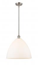 Innovations Lighting 516-1S-SN-GBD-161-LED - Bristol - 1 Light - 16 inch - Brushed Satin Nickel - Pendant