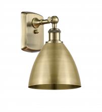 Innovations Lighting 516-1W-AB-MBD-75-AB-LED - Bristol - 1 Light - 8 inch - Antique Brass - Sconce