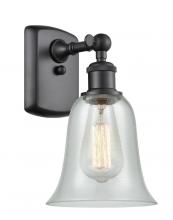 Innovations Lighting 516-1W-BK-G2812-LED - Hanover - 1 Light - 6 inch - Matte Black - Sconce