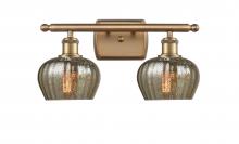 Innovations Lighting 516-2W-BB-G96 - Fenton - 2 Light - 17 inch - Brushed Brass - Bath Vanity Light