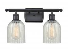 Innovations Lighting 516-2W-BK-G2511-LED - Caledonia - 2 Light - 15 inch - Matte Black - Bath Vanity Light