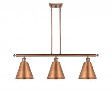 Innovations Lighting 516-3I-AC-MBC-8-AC-LED - Berkshire - 3 Light - 36 inch - Antique Copper - Cord hung - Island Light