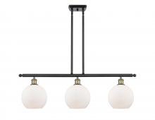 Innovations Lighting 516-3I-BAB-G121 - Athens - 3 Light - 36 inch - Black Antique Brass - Cord hung - Island Light