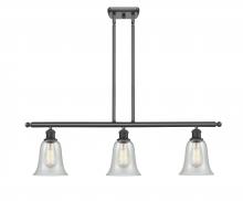 Innovations Lighting 516-3I-BK-G2812-LED - Hanover - 3 Light - 36 inch - Matte Black - Cord hung - Island Light