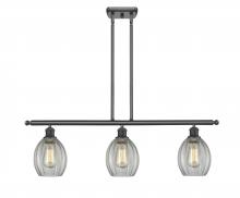 Innovations Lighting 516-3I-BK-G82-LED - Eaton - 3 Light - 36 inch - Matte Black - Cord hung - Island Light