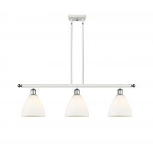 Innovations Lighting 516-3I-WPC-GBD-751-LED - Bristol - 3 Light - 36 inch - White Polished Chrome - Cord hung - Island Light