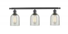 Innovations Lighting 516-3W-BK-G259-LED - Caledonia - 3 Light - 25 inch - Matte Black - Bath Vanity Light