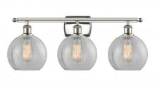 Innovations Lighting 516-3W-PN-G125-LED - Athens - 3 Light - 28 inch - Polished Nickel - Bath Vanity Light