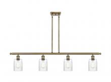 Innovations Lighting 516-4I-AB-G342-LED - Hadley - 4 Light - 48 inch - Antique Brass - Cord hung - Island Light