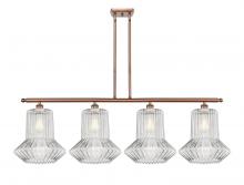 Innovations Lighting 516-4I-AC-G212-LED - Springwater - 4 Light - 50 inch - Antique Copper - Cord hung - Island Light