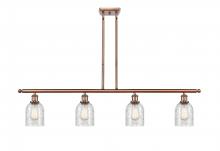 Innovations Lighting 516-4I-AC-G259-LED - Caledonia - 4 Light - 48 inch - Antique Copper - Cord hung - Island Light