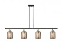 Innovations Lighting 516-4I-BAB-G116-LED - Cobbleskill - 4 Light - 48 inch - Black Antique Brass - Cord hung - Island Light