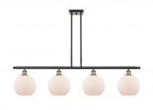 Innovations Lighting 516-4I-BAB-G121 - Athens - 4 Light - 48 inch - Black Antique Brass - Cord hung - Island Light